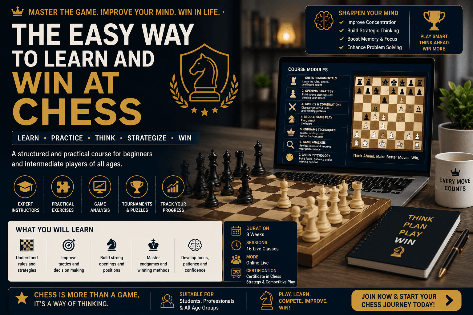 The Easy Way to Learn and Win at Chess